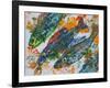 fish diving-jocasta shakespeare-Framed Giclee Print