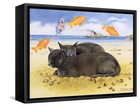 Fish Dreams, 1997-E.B. Watts-Framed Stretched Canvas