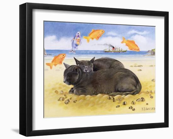 Fish Dreams, 1997-E.B. Watts-Framed Giclee Print