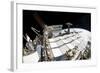 Fish-Eye Lens View of a Portion of the International Space Station-null-Framed Photographic Print