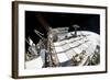 Fish-Eye Lens View of a Portion of the International Space Station-null-Framed Photographic Print