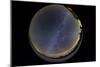 Fish-Eye Lens View of the Northern Winter Sky-null-Mounted Photographic Print