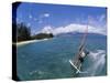 Fish-eye View of a Windsurfer-null-Stretched Canvas