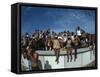 Fish Eye View of Spectators Watching Apollo 11 Blast-Off-Ralph Crane-Framed Stretched Canvas