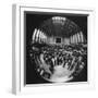 Fish Eye View of the Action on the Floor of the New York Stock Exchange-Ralph Morse-Framed Photographic Print