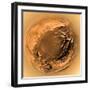 Fish-Eye View of Titan's Surface-Stocktrek Images-Framed Photographic Print