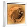 Fish-Eye View of Titan's Surface-Stocktrek Images-Framed Photographic Print