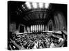 Fish-Eye View of Trading Floor of New York Stock Exchange on its 175th Anniversary, May 17, 1967-null-Stretched Canvas