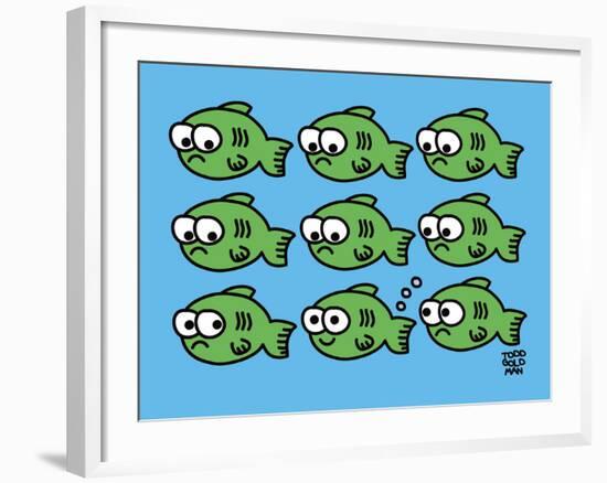 Fish Fart-Todd Goldman-Framed Giclee Print