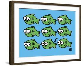 Fish Fart-Todd Goldman-Framed Giclee Print