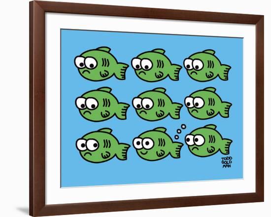 Fish Fart-Todd Goldman-Framed Giclee Print