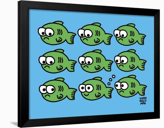 Fish Fart-Todd Goldman-Framed Giclee Print