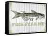 Fish Fear Me-null-Framed Stretched Canvas