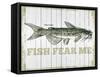 Fish Fear Me-null-Framed Stretched Canvas