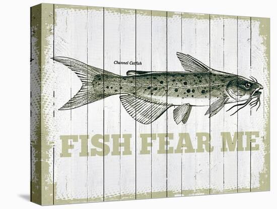 Fish Fear Me-null-Stretched Canvas