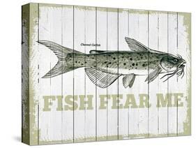 Fish Fear Me-null-Stretched Canvas