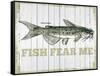 Fish Fear Me-null-Framed Stretched Canvas