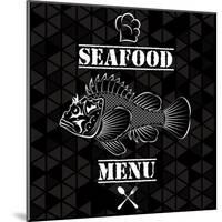 Fish for the Restaurant Menu-111chemodan111-Mounted Art Print
