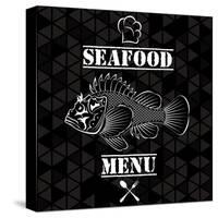 Fish for the Restaurant Menu-111chemodan111-Stretched Canvas