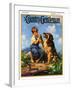 "Fish Hook in Dog's Paw," Country Gentleman Cover, May 1, 1933-Henry Hintermeister-Framed Giclee Print