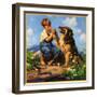 "Fish Hook in Dog's Paw,"May 1, 1933-Henry Hintermeister-Framed Giclee Print