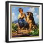 "Fish Hook in Dog's Paw,"May 1, 1933-Henry Hintermeister-Framed Giclee Print