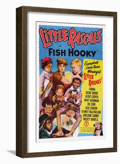 Fish Hooky-null-Framed Art Print