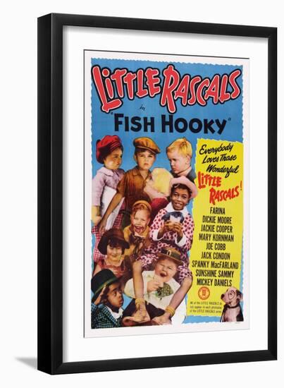 Fish Hooky-null-Framed Art Print