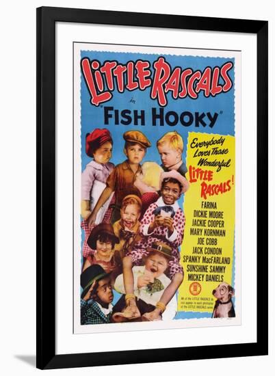 Fish Hooky-null-Framed Art Print