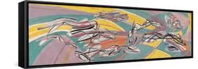 Fish in the Escoutay-Stanley William Hayter-Framed Stretched Canvas