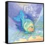 Fish in the Sea-Nancy Archer-Framed Stretched Canvas