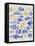 Fish Inklings in Navy and Gold Ink-Cat Coquillette-Framed Stretched Canvas