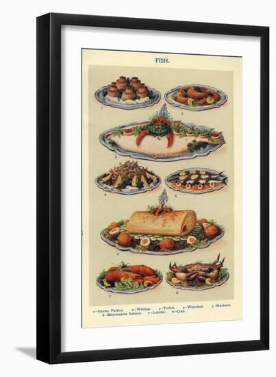 Fish, Isabella Beeton, UK-null-Framed Giclee Print