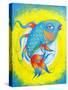 Fish, January 2021 (Oil Painting)-Maylee Christie-Stretched Canvas