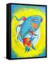 Fish, January 2021 (Oil Painting)-Maylee Christie-Framed Stretched Canvas