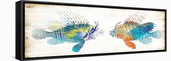 Fish Kiss-Milli Villa-Framed Stretched Canvas