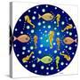 Fish Mandala XXVI-David Sheskin-Stretched Canvas