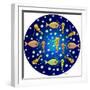 Fish Mandala XXVI-David Sheskin-Framed Giclee Print