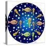 Fish Mandala XXVI-David Sheskin-Stretched Canvas