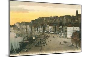 Fish Market, Boulogne-Sur-Mer, France-null-Mounted Art Print