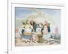 Fish Market by the Sea, c.1860-Richard Dadd-Framed Giclee Print