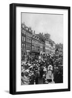 Fish Market, Copenhagen, C1922-null-Framed Giclee Print