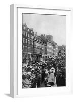 Fish Market, Copenhagen, C1922-null-Framed Giclee Print