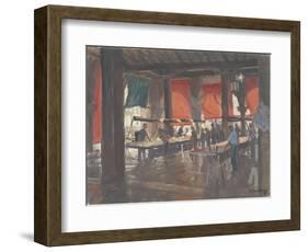 Fish Market, Venice, 2009-Julian Barrow-Framed Giclee Print