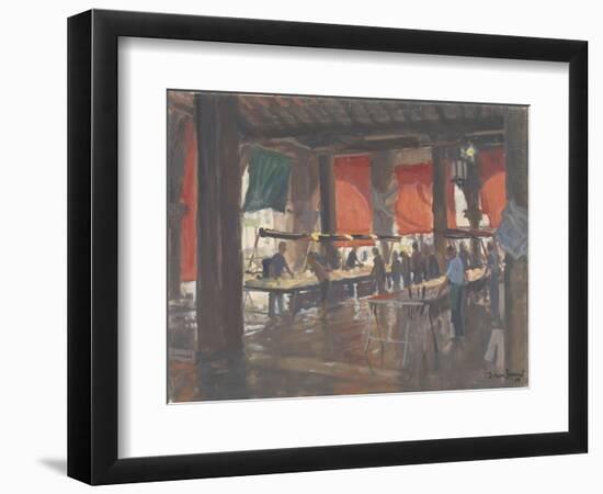 Fish Market, Venice, 2009-Julian Barrow-Framed Giclee Print