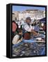 Fish Market, Vieux Port, Marseille, Bouches Du Rhone, Provence, France-Guy Thouvenin-Framed Stretched Canvas