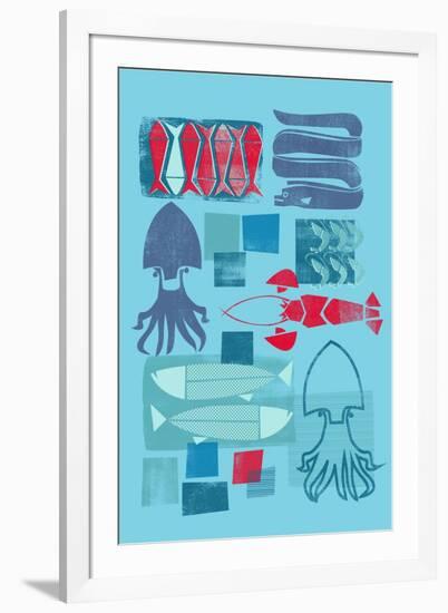 Fish Market-null-Framed Giclee Print