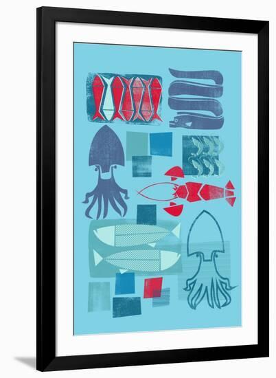 Fish Market-null-Framed Giclee Print