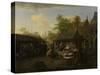Fish Market-Cornelis Dusart-Stretched Canvas