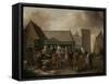 Fish Market-Hendrick Martensz Sorgh-Framed Stretched Canvas